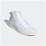 Reduzierte Weiße adidas Originals Nizza High Top Sneaker & Sneaker Boots aus Leder atmungsaktiv für Herren Größe 40 