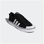Sneaker ADIDAS ORIGINALS "NIZZA" schwarz-weiß (core black, cloud white, white) Schuhe Stoffschuhe