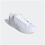 Reduzierte Weiße Skater adidas Stan Smith Low Sneaker mit Schnürsenkel aus Leder rutschfest für Herren Größe 38,5 