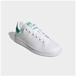 Sneaker ADIDAS ORIGINALS "STAN SMITH J" weiß (cloud white, cloud green) Kinder Schuhe