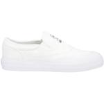 Weiße adidas Originals Slip-on Sneaker ohne Verschluss aus Stoff für Herren Größe 41,5 