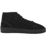 Reduzierte Schwarze adidas Stan Smith High Top Sneaker & Sneaker Boots mit Schnürsenkel aus Veloursleder für Herren Größe 41,5 