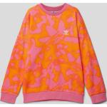 Pinke adidas Originals Kindersweatshirts aus Baumwollmischung für Mädchen Größe 152 