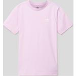 Fliederfarbene adidas Originals Kinder T-Shirts aus Baumwolle für Mädchen Größe 170 