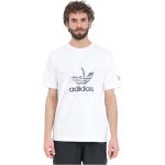 Reduzierte Weiße Sportliche Kurzärmelige adidas Originals T-Shirts aus Baumwolle für Herren Größe L für den für den Frühling 
