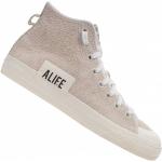 adidas Originals Nizza High Top Sneaker & Sneaker Boots mit Schnürsenkel aus Veloursleder mit Reflektoren Größe 40 