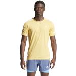 Gelbe Kurzärmelige adidas T-Shirts aus Polyester für Herren Größe XL 