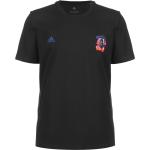 Reduzierte Schwarze adidas Performance Manchester United T-Shirts für Herren Größe M 
