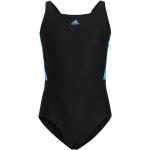 Schwarze adidas Performance Sportbadeanzüge & Schwimmanzüge für Kinder für Mädchen Größe 104 