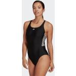 Schwarze Sportliche adidas Performance Damenschwimmanzüge & Damensportbadeanzüge aus Polyamid ohne Bügel Größe XS 