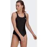 Schwarze Sportliche adidas Performance Damenschwimmanzüge & Damensportbadeanzüge ohne Bügel Größe XS 