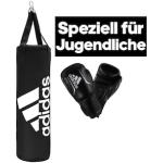 Boxsack ADIDAS PERFORMANCE "Youth Boxing Set" Boxsäcke schwarz (schwarz, weiß)
