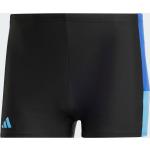 Royalblaue Color Blocking adidas Performance Boxer-Badehosen für Herren Größe L 