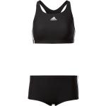 Reduzierte Schwarze adidas Performance Bikini-Tops aus Polyamid für Damen Größe M 