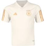 adidas Performance DFB Trainingsshirt WM 2022 Kinder beige / gold 128