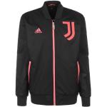Schwarze Streetwear adidas Performance Juventus Turin Bomberjacken & Pilotenjacken aus Chenille für Herren Größe M 