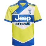 adidas Performance Juventus Turin Trikot 3rd 2021/2022 Kinder neongelb / blau 140