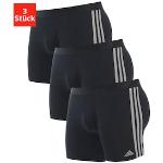 Langer Boxer ADIDAS SPORTSWEAR schwarz Herren Unterhosen Sportwäsche mit Logo auf dem Bein ideal auch für Sport und Trekking