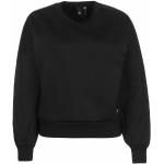 Schwarze adidas Damensweatshirts aus Fleece Größe XS für den für den Herbst 