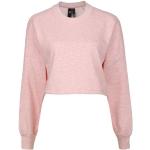 Rosa Melierte adidas Damensweatshirts Größe M für den für den Herbst 