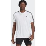 Adidas Performance T-Shirt Train Essentials 3-Streifen Training, Weiß, White / Black