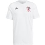 Reduzierte Weiße adidas Performance Icon Paul Pogba T-Shirts für Herren Größe L 