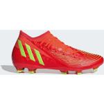 Rote adidas Predator Fußballschuhe mit Schnürsenkel in Normalweite für Herren Größe 45 