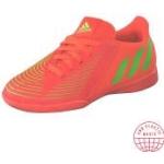 Orange adidas Predator Hallenfußballschuhe aus Mesh für Kinder Größe 34 