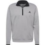 Graue adidas Golf Stehkragen Herrensweatshirts mit Reißverschluss Größe S für den für den Herbst 