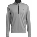 Schwarze adidas Golf Stehkragen Herrensweatshirts mit Reißverschluss Größe XS für den für den Herbst 