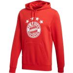 Rote adidas Graphic FC Bayern Sweatshirts mit Kapuze Größe S 