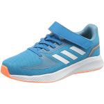Blaue adidas Runfalcon Joggingschuhe & Runningschuhe mit Schnürsenkel aus Textil atmungsaktiv für Kinder Größe 31,5 