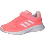 Reduzierte Pinke adidas Runfalcon Joggingschuhe & Runningschuhe mit Schnürsenkel aus Mesh atmungsaktiv für Kinder Größe 33 