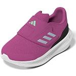 Fuchsiafarbene Casual adidas Runfalcon Low Sneaker aus Leder atmungsaktiv für Kinder Größe 25 für den für den Sommer 