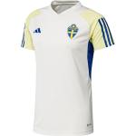 adidas Schweden WM 2023, Gr. S, Damen, weiß / gelb