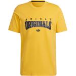 Goldene Kurzärmelige adidas Rundhals-Ausschnitt T-Shirts für Herren Größe XXL 