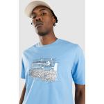 Blaue Streetwear adidas Skateboarding T-Shirts aus Baumwolle für Herren Größe XL 