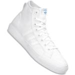 Reduzierte Weiße adidas Skateboarding High Top Sneaker & Sneaker Boots aus Canvas atmungsaktiv für Herren Größe 48 