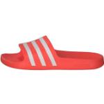 Rote adidas Adilette Badeschlappen mit Riemchen in Normalweite Größe 42 