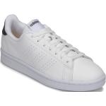 Reduzierte Weiße adidas Advantage Low Sneaker für Damen Größe 38 mit Absatzhöhe bis 3cm 