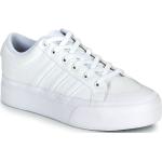 Reduzierte Weiße adidas Bravada Low Sneaker für Damen Größe 36,5 