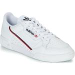 Reduzierte Weiße adidas Continental 80 Low Sneaker aus Leder für Damen Größe 36,5 