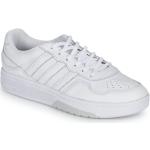 Reduzierte Weiße adidas Court Low Sneaker aus Leder für Herren Größe 40 