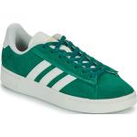Grüne adidas Court Low Sneaker aus Leder für Damen Größe 36 