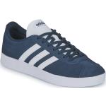 Reduzierte Blaue adidas Court Low Sneaker aus Leder für Damen Größe 40,5 