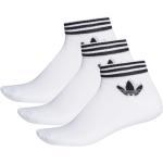 Weiße adidas Trefoil Herrensocken & Herrenstrümpfe Größe 43 3-teilig 