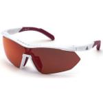 Weiße adidas Sportbrillen & Sport-Sonnenbrillen aus Polycarbonat 