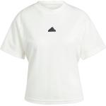 adidas Sportswear Funktionsshirt, Logo-Aufnäher, für Damen, weiß, L
