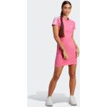 Magentafarbene Sportliche adidas Sportswear Shirtkleider aus Baumwolle für Damen Größe XS 