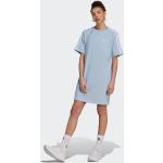 Blaue adidas Sportswear Shirtkleider aus Jersey für Damen Größe XS 